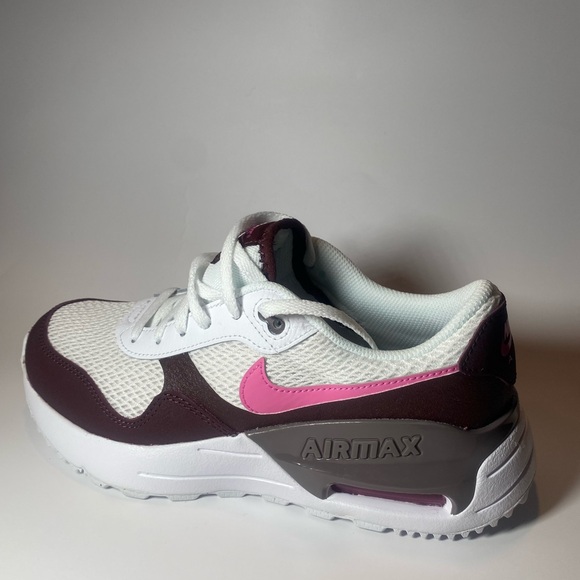 Nike Women's Air Max White and Pink Sneakers - Picture 4 of 10